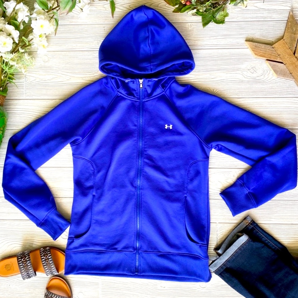Under Armour zip up hooded sweatshirt